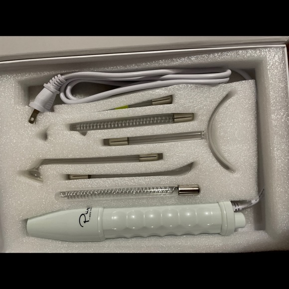 NIB Pure NuDerma Professional Skin Laser Therapy Wand Neon Argon Hair Regrowth - Picture 5 of 16